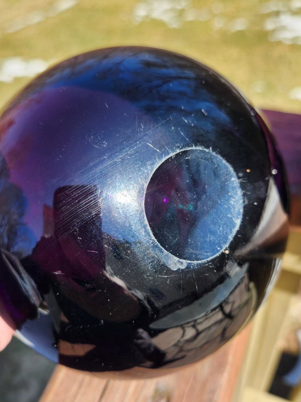Antique Regency Amethyst Art Glass Purple Finger Bowl Rinser Polished Pontil - Picture 3 of 14
